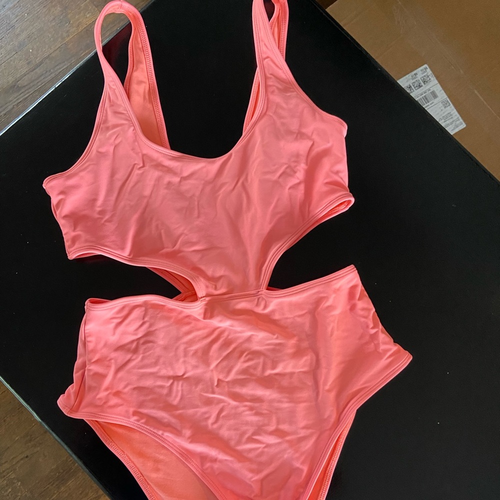 Aerie coral one piece swimsuit